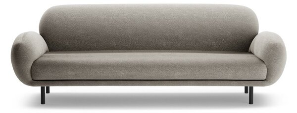Divano grigio con rivestimento in bouclé 208 cm Poppy – Micadoni