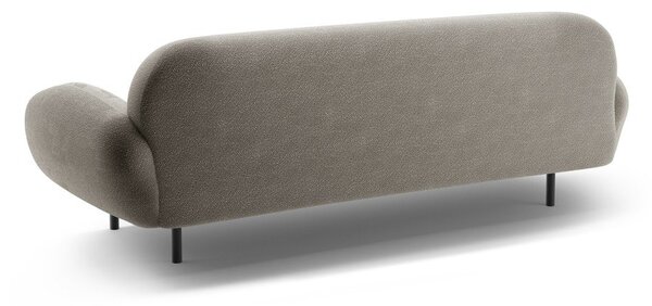 Divano grigio con rivestimento in bouclé 208 cm Poppy – Micadoni