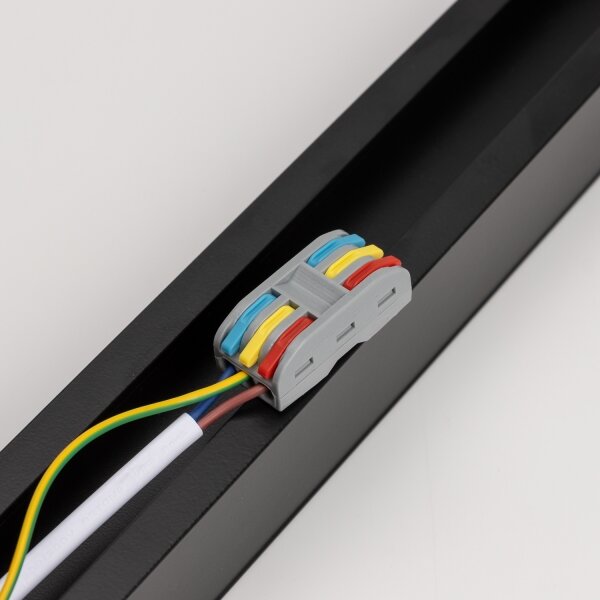 Plafoniera LED ALLDAY BASIC LED/20/30/40W/230V 2700/4000/6000K 120 cm nera