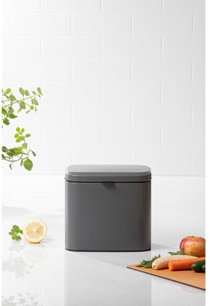 Bidone per l'umido grigio scuro 4 l Essentials – Ladelle
