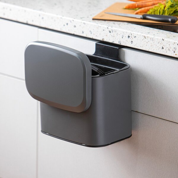 Bidone per l'umido grigio scuro 4 l Essentials – Ladelle