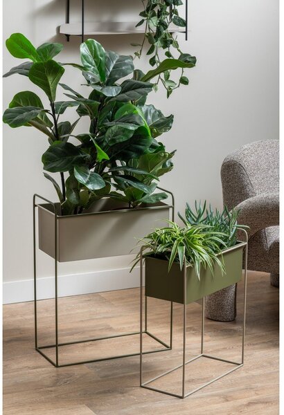 Set di supporti per fiori in metallo 2 pz (altezza totale 65 cm) Reina – PT LIVING