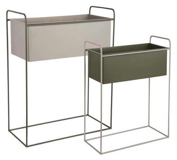 Set di supporti per fiori in metallo 2 pz (altezza totale 65 cm) Reina – PT LIVING