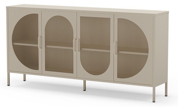 Cassettiera color crema 160x90 cm Tayra - Marckeric