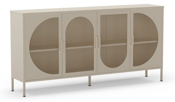 Cassettiera color crema 160x90 cm Tayra - Marckeric