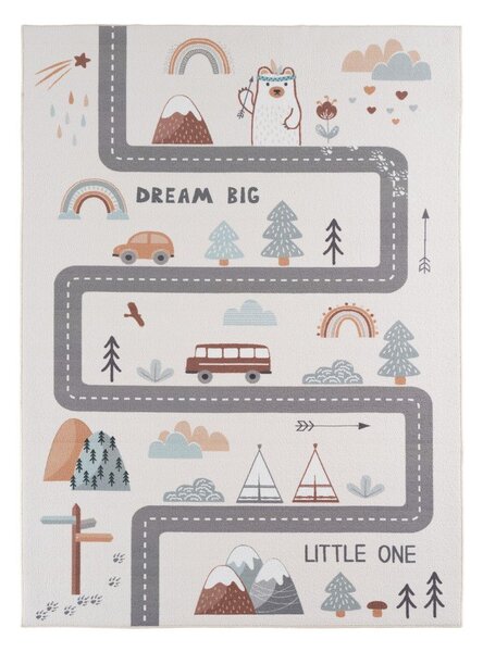 Tappeto per bambini color crema lavabile 140x200 cm Coco 1134 – Ayyildiz Carpets