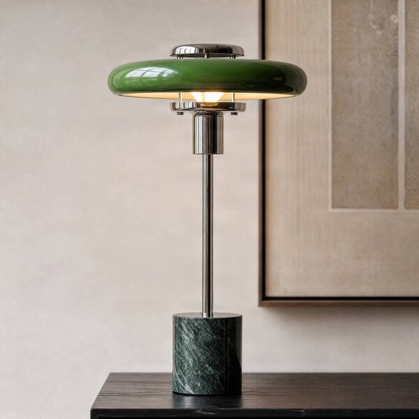 Lampada da tavolo Branford Lindby, Verde, Soggiorno / Sala da pranzo, Metallo, Vintage, Lampada da tavolo