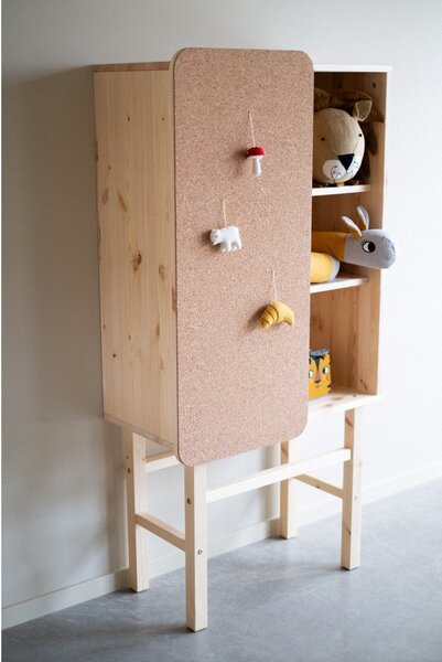 Libreria in legno di pino 70x142 cm Slide - Karup Design