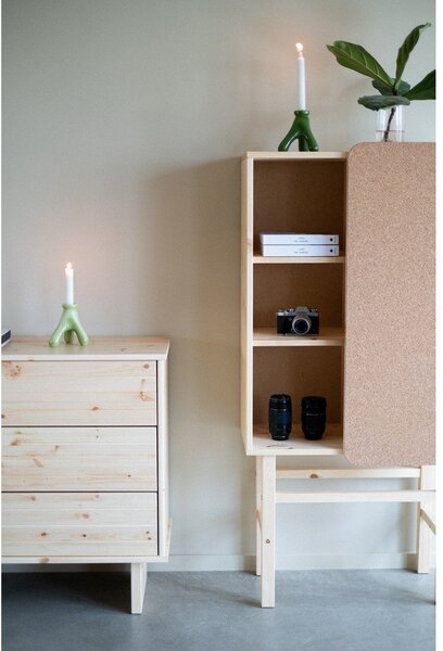 Libreria in legno di pino 70x142 cm Slide - Karup Design