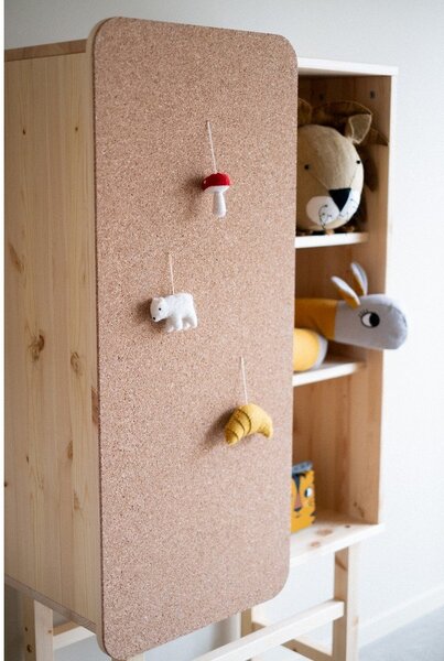 Libreria in legno di pino 70x142 cm Slide - Karup Design