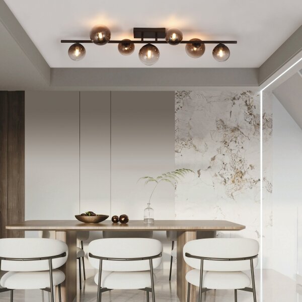 Brilagi - Plafoniera LED MILLA 7xG9/3W/230V marrone/marrone fumé