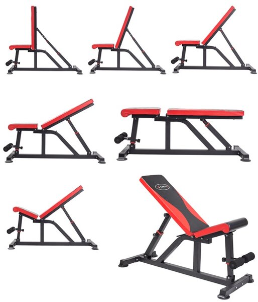 Panca fitness a 10 livelli di regolazione
