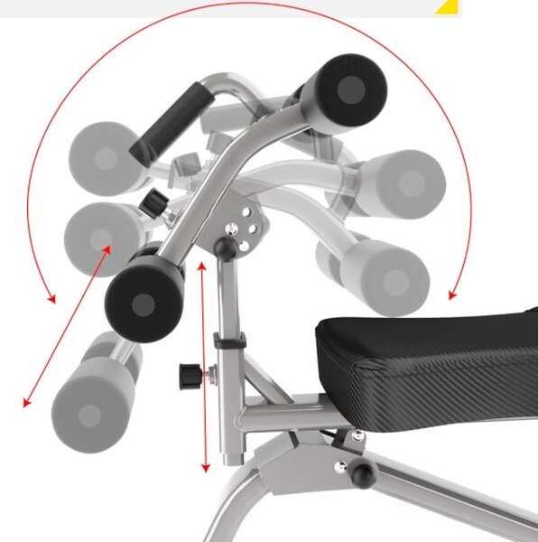 Panca multiuso per pesi con elastici Hms