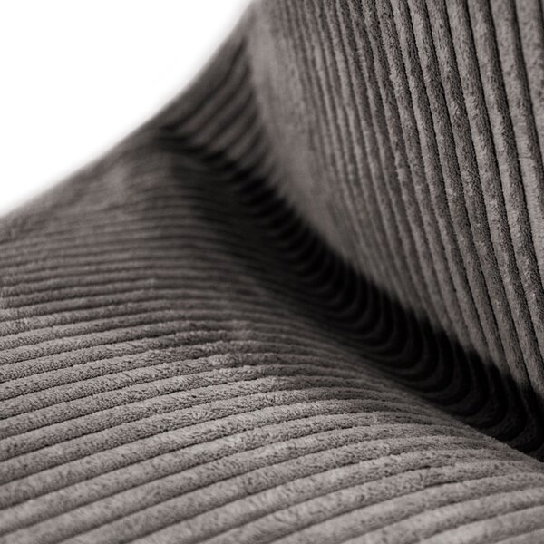 Puof a sacco nero con rivestimento in velluto a coste Seat Lounge – SLOWDOWN
