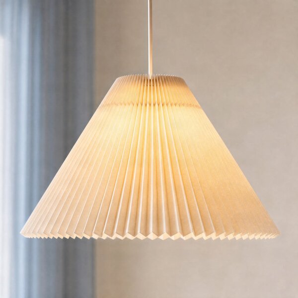 Lampada a sospensione NOLA, Percy, dimmerabile, Beige, Soggiorno, Tessuto / Tessile, Moderno