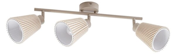Plafoniera NOLA, Percy, dimmerabile, Beige, Soggiorno, Tessuto / Tessile, Moderno
