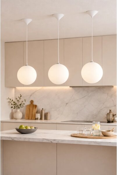 Eglo 22873 - Lampadario a cavo RONDO 1xE27/60W/230V bianco