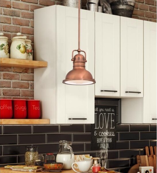 Westinghouse 6308440 - Lampada a sospensione con asta BOSWELL 1xE27/60W/230V