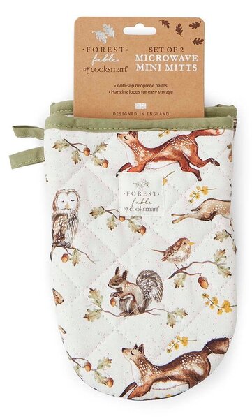 Set di guanti da forno in cotone 2 pz Forest Fable – Cooksmart ®