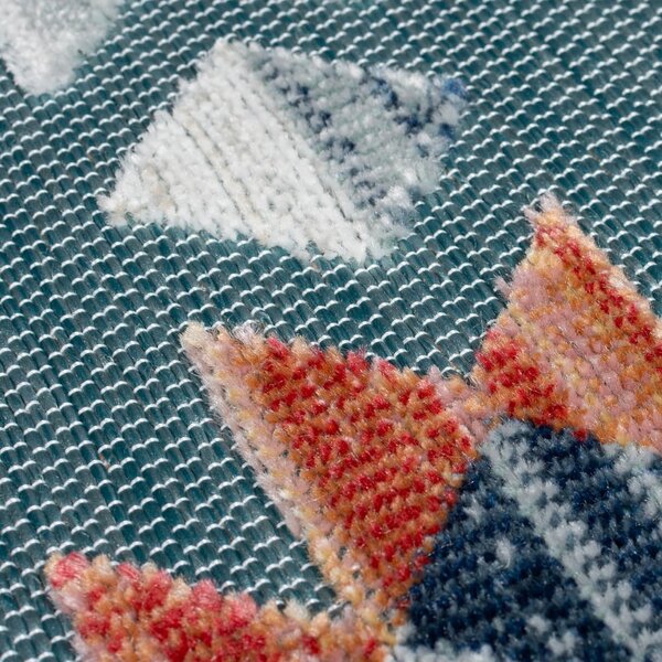 Passatoia blu per esterni 80x230 cm Avery Blue - Flair Rugs