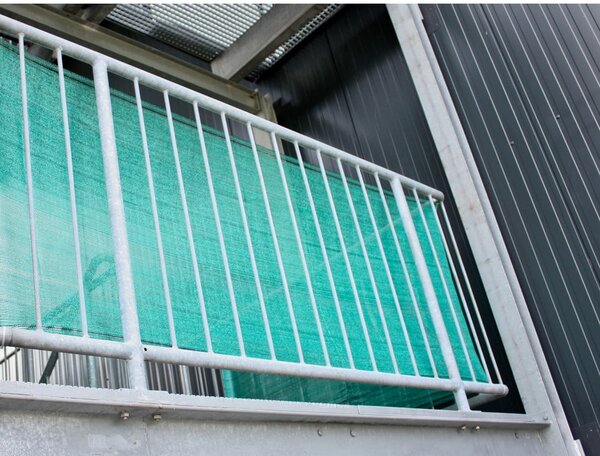 Schermo protettivo per balcone in plastica verde 500x90 cm - Garden Pleasure