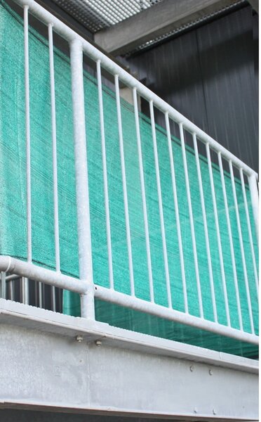 Schermo protettivo per balcone in plastica verde 500x90 cm - Garden Pleasure