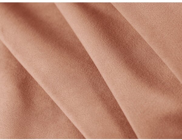 Divano rosa con rivestimento in velluto 140 cm Abby – Micadoni