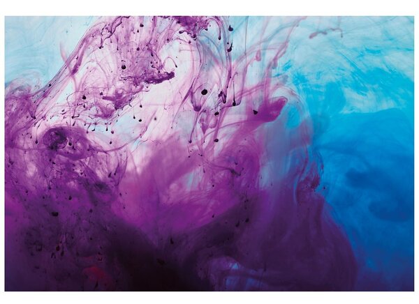 Carta da parati – Magica astrazione viola-blu