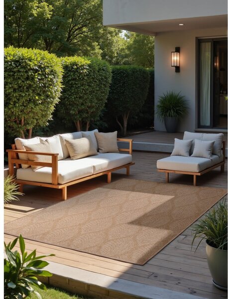 Tappeto da interno/esterno beige/avorio 160x230 cm Duet Liora – NORTHRUGS
