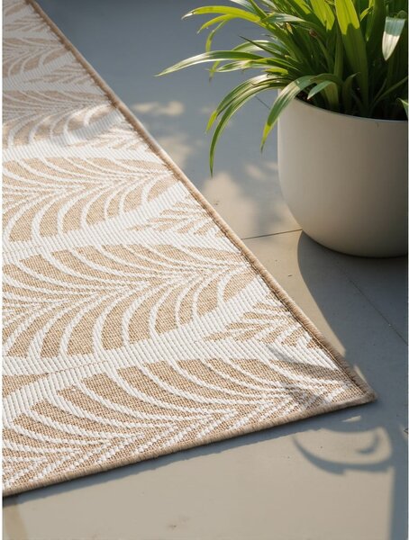 Tappeto da interno/esterno beige/avorio 160x230 cm Duet Liora – NORTHRUGS