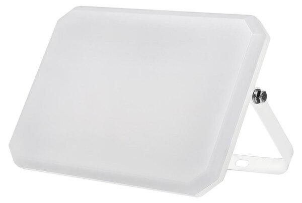 Proiettore a LED Bianco Faro da esterno 230V 100W 4000K Cover Milky 10000lm 266x190x30 mm