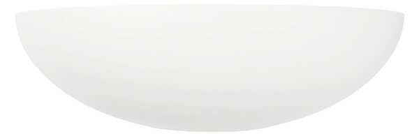 Applique da Parete E14 Curva Classica in Gesso Pitturabile