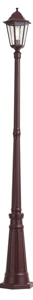 Lanterna da esterno classica rosso scuro 213 cm IP44 - Havana