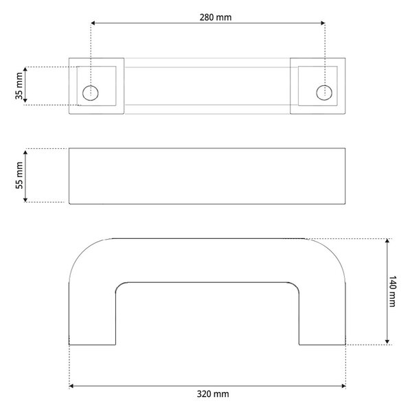 Applique da Parete G9 Curva U Luce Indiretta in Gesso Pitturabile