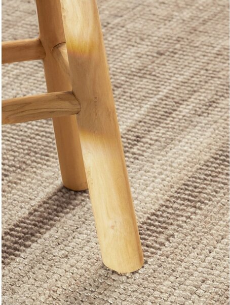 Tappeto rotondo grigio tortora in iuta ø 160 cm Bouclé Jaipur – Hanse Home