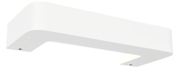 Applique da Parete G9 Curva U Luce Indiretta in Gesso Pitturabile