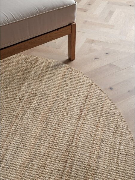 Tappeto rotondo grigio tortora in iuta ø 160 cm Bouclé Jaipur – Hanse Home