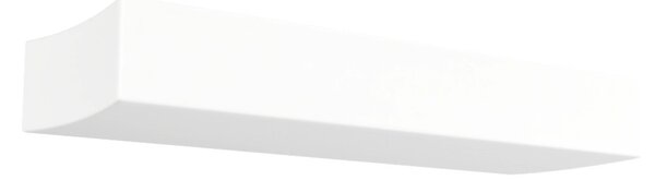 Applique da Parete G9 Rettangolare a Luce Indiretta in Gesso
