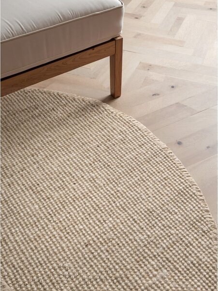 Tappeto rotondo color crema in iuta ø 160 cm Bouclé Jaipur – Hanse Home