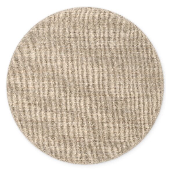 Tappeto rotondo color crema in iuta ø 160 cm Bouclé Jaipur – Hanse Home