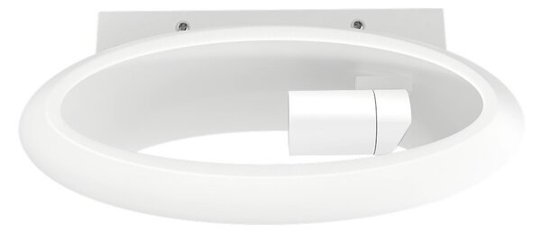 Applique da Parete E27 CURVY in Gesso Pitturabile