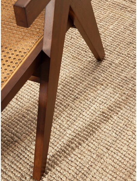 Tappeto rotondo color crema in iuta ø 160 cm Bouclé Jaipur – Hanse Home