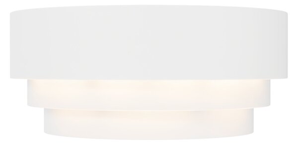Applique da Parete E14 curva MAREA in Gesso Pitturabile