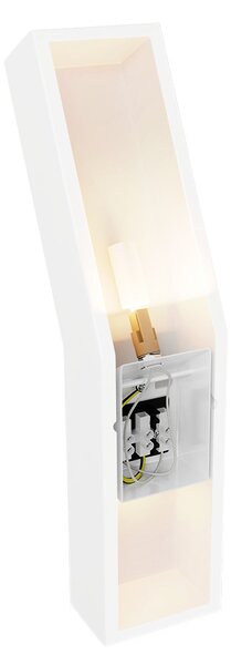 Applique da Parete G9 Luce Indiretta in Gesso Pitturabile