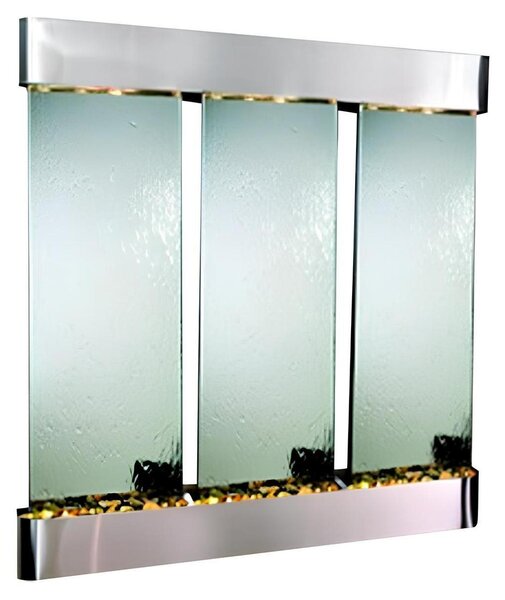 Parete divisoria moderna pareti d'acqua Parete d'acqua a LED Colonne a muro illuminate 168*117cm