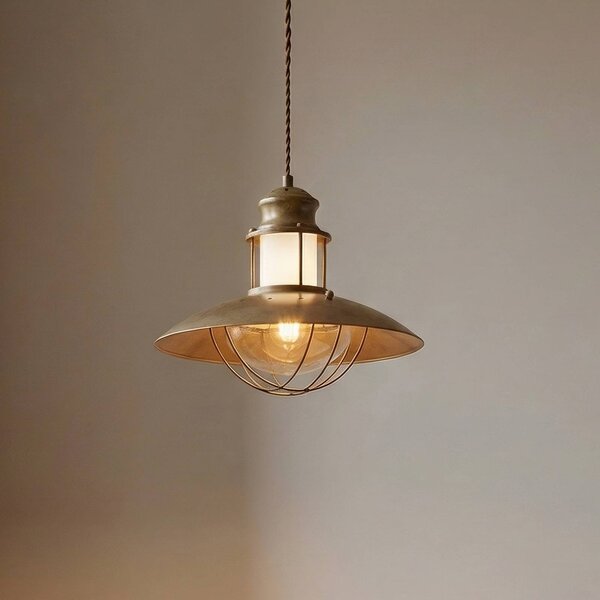 Lampada a sospensione Louisanne Lindby, dimmerabile, Marrone / Ruggine, Corridoio, Metallo, Marittimo, Lampada a sospensione