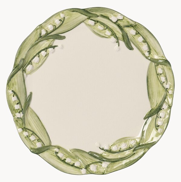 Piatto colazione dipinto a mano Lily of the Valley