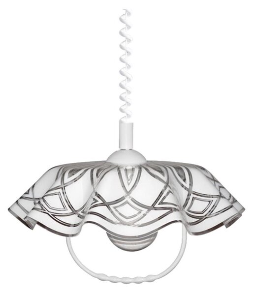 Prezent 74197 B05 - Lampadario a sospensione LYRA 1xE27/60W/230V