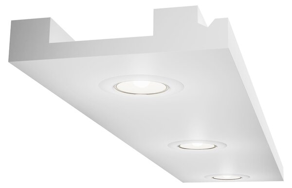 ELHARE Profilo per stucchi Spot LED Striscia di illuminazione indiretta Luce XPS LH1F - 60x300mm, 2m