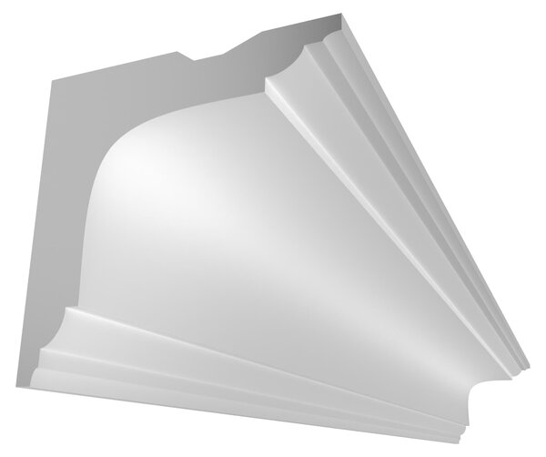 ELHARE Stucchi profili luminosi a striscia LED profilo per illuminazione indiretta a parete LS34A - 120x120mm, 2m